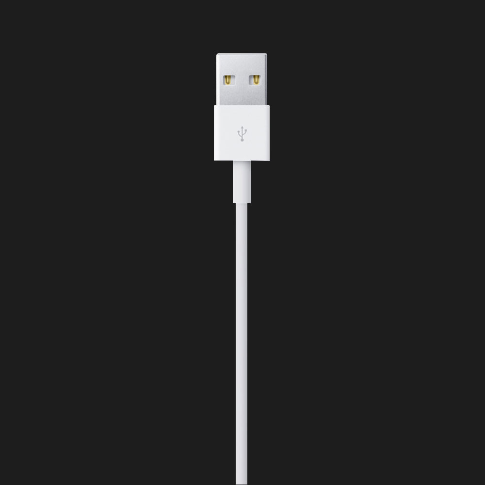 Оригінальний Apple Lightning to USB кабель 1m (MD818 / MQUE2)