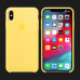 Оригінальний чохол Apple Silicone Case для iPhone Xs (Canary Yellow)