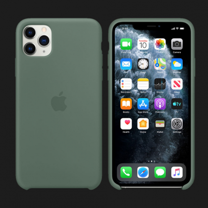 iPhone 11 Pro Silicone Case — Pine Green