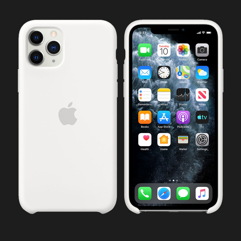 Оригінальний чохол Apple iPhone 11 Pro Silicone Case (White)