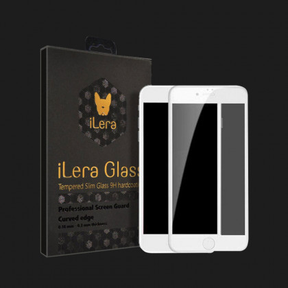 Защитное стекло iLera для iPhone 7 Plus / 8 Plus (White)