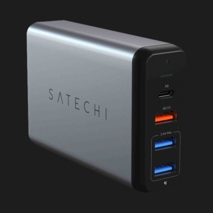 Зарядное устройство Satechi 75W Dual Type-C PD Travel Charger (ST-MC2TCAM)