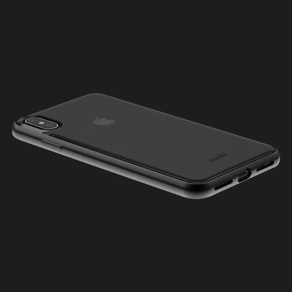 Moshi Vitros Slim Clear Case Raven Black for iPhone Xs Max