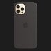 Оригінальний чохол Apple Silicone Case with MagSafe для iPhone 12 Pro Max (Black) (MHLG3)