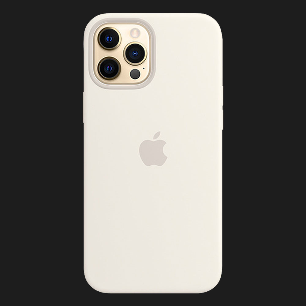 Оригінальний чохол Apple Silicone Case with MagSafe для iPhone 12 Pro Max (White) (MHLE3)