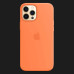 Оригінальний чохол Apple Silicone Case with MagSafe для iPhone 12 | 12 Pro (Kumquat) (MHKY3)