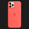 Оригінальний чохол Apple Silicone Case with MagSafe для iPhone 12 | 12 Pro (Pink Citrus) (MHL03)