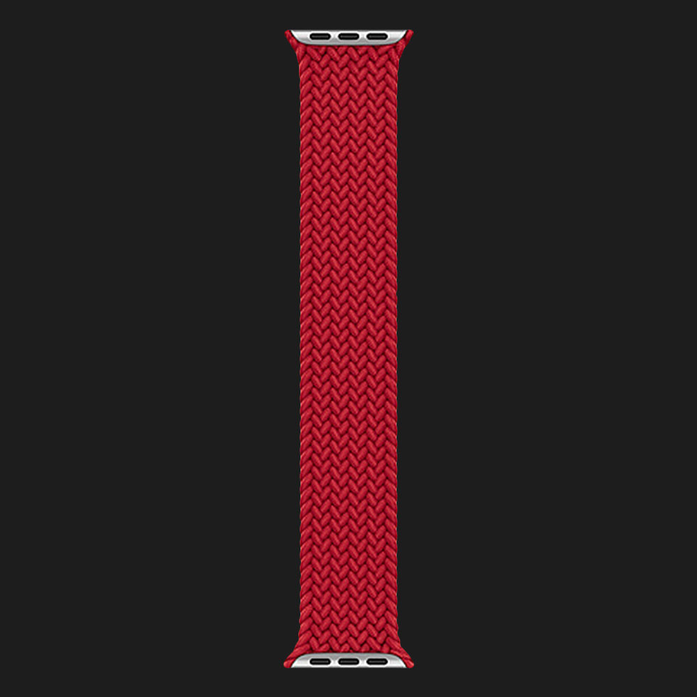 Оригінальний ремінець для Apple Watch 42/44/45 (PRODUCT) RED Braided Solo Loop