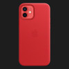 Оригінальний чохол Apple Leather Case with MagSafe для iPhone 12 | 12 Pro (PRODUCT) Red (MHKD3)