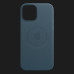 Оригінальний чохол Apple Leather Case with MagSafe для iPhone 12 | 12 Pro (Baltic Blue) (MHKE3)