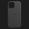 Оригінальний чохол Apple Leather Case with MagSafe для iPhone 12 | 12 Pro (Black) (MHKG3)