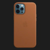 Оригінальний чохол Apple Leather Case with MagSafe для iPhone 12 Pro Max (Saddle Brown) (MHKL3)