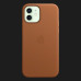 Оригінальний чохол Apple Leather Case with MagSafe для iPhone 12 mini (Saddle Brown) (MHK93)