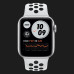 Apple Watch Nike SE 44mm Silver Aluminium Case with Pure Platinum Black Nike Sport Band (MYYH2)