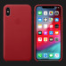 Оригінальний чохол Apple Leather Case для iPhone Xs (PRODUCT Red)