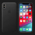 Оригінальний чохол Apple Leather Case для iPhone Xs (Black)