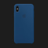 Оригінальний чохол Apple Silicone Case для iPhone Xs (Blue Horizon)