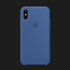 Оригінальний чохол Apple Silicone Case для iPhone Xs (Delft Blue)