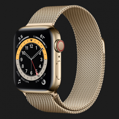 Apple Watch Series 6 40mm Gold with Gold Milanese Loop (M02X3, M06W3) в Ковелі