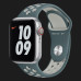 Оригінальний ремінець для Apple Watch 38/40/41 mm Nike Sport Band (Hasta / Light Silver) (MJ6G3)