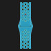Оригінальний ремінець для Apple Watch 38/40/41 mm Nike Sport Band (Chlorine Blue / Green Glow) (MJ6H3)