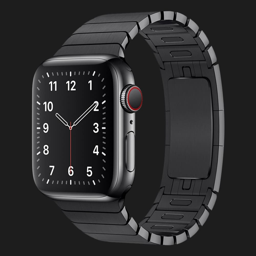 Оригінальний ремінець для Apple Watch 42/44/45 mm Link Bracelet (Space Black) (MUHM2)