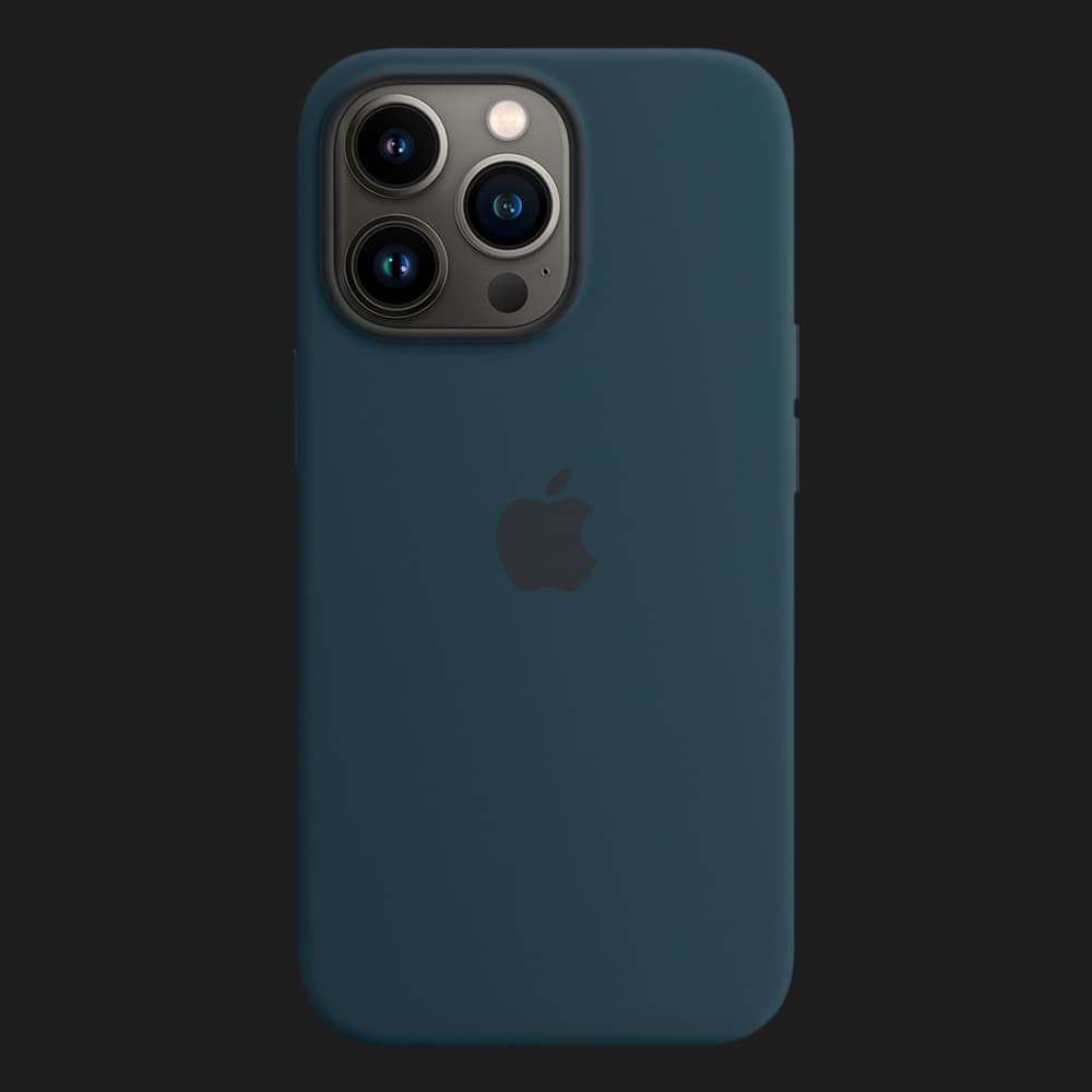 Оригінальний чохол Apple Silicone Case with MagSafe для iPhone 13 Pro (Abyss Blue) (MM2J3)