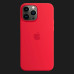 Оригінальний чохол Apple Silicone Case with MagSafe для iPhone 13 Pro Max (PRODUCT) RED (MM2V3)