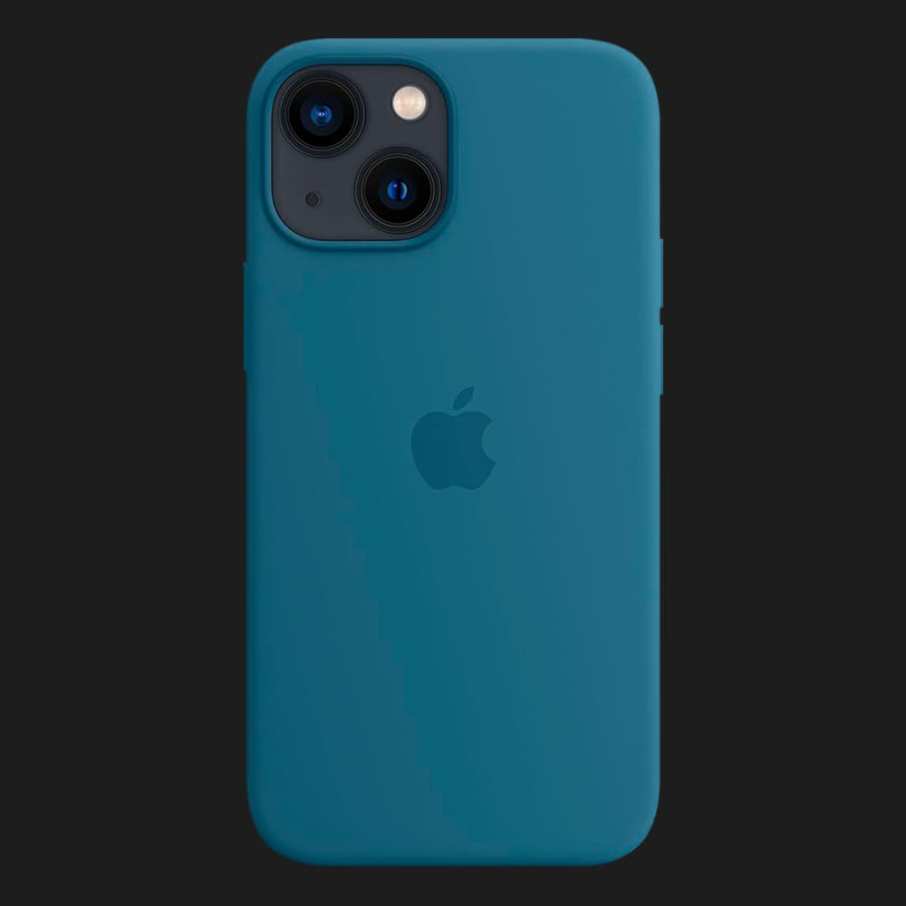 Оригінальний чохол Apple Silicone Case with MagSafe для iPhone 13 mini (Blue Jay) (MM1Y3)