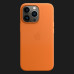 Оригінальний чохол Apple Leather Case with MagSafe для iPhone 13 Pro (Golden Brown) (MM193)
