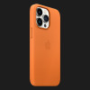 Оригінальний чохол Apple Leather Case with MagSafe для iPhone 13 Pro Max (Golden Brown) (MM1L3)