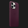 Оригінальний чохол Apple Leather Case with MagSafe для iPhone 13 Pro (Dark Cherry) (MM1A3)