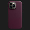 Оригінальний чохол Apple Leather Case with MagSafe для iPhone 13 Pro Max (Dark Cherry) (MM1M3)