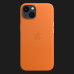 Оригінальний чохол Apple iPhone 13 Leather Case with MagSafe (Golden Brown) (MM103)