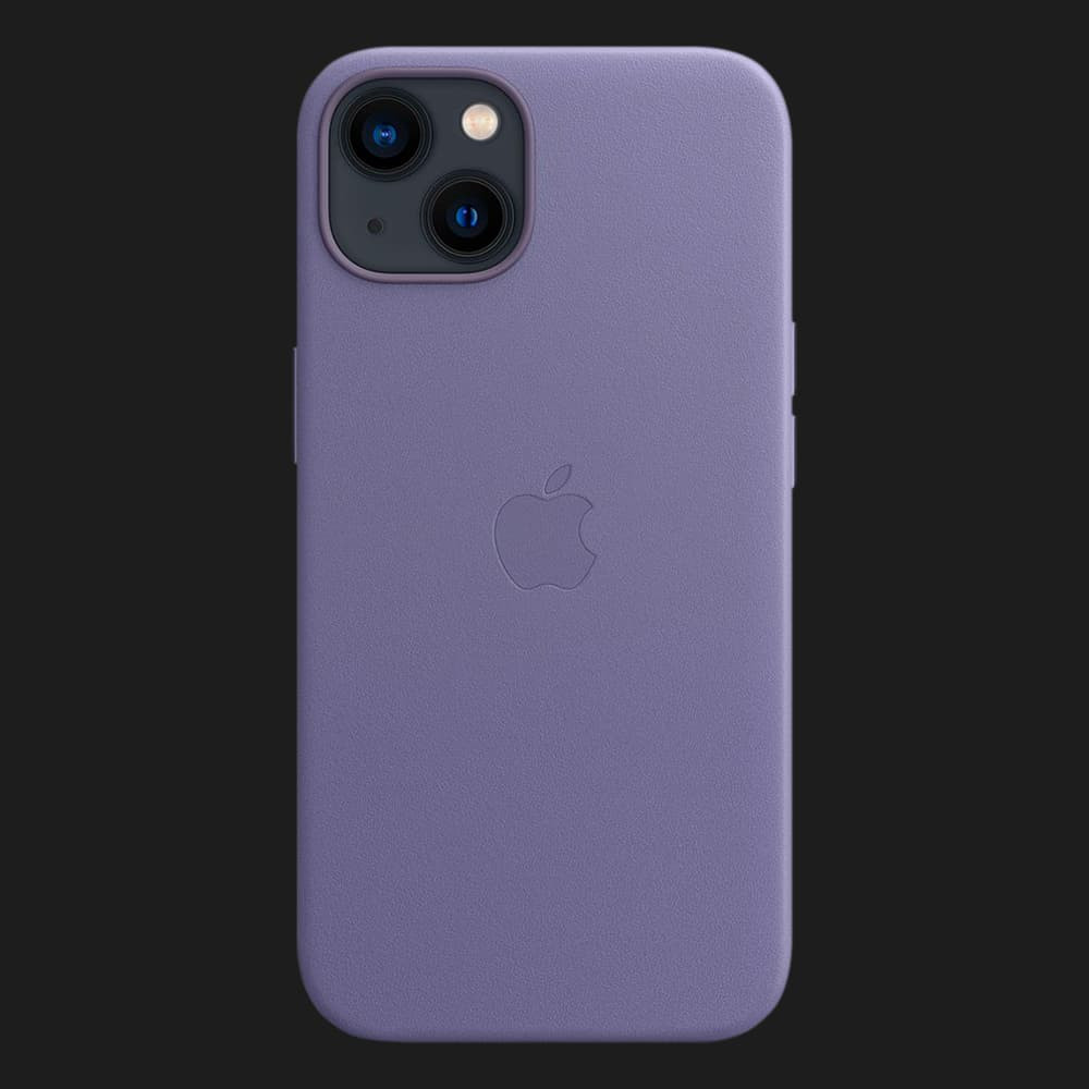 Оригінальний чохол Apple iPhone 13 Leather Case with MagSafe (Wisteria) (MM163)