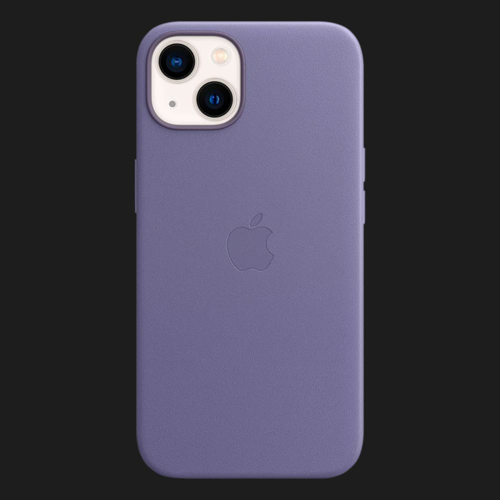 Оригінальний чохол Apple iPhone 13 Leather Case with MagSafe (Wisteria) (MM163)
