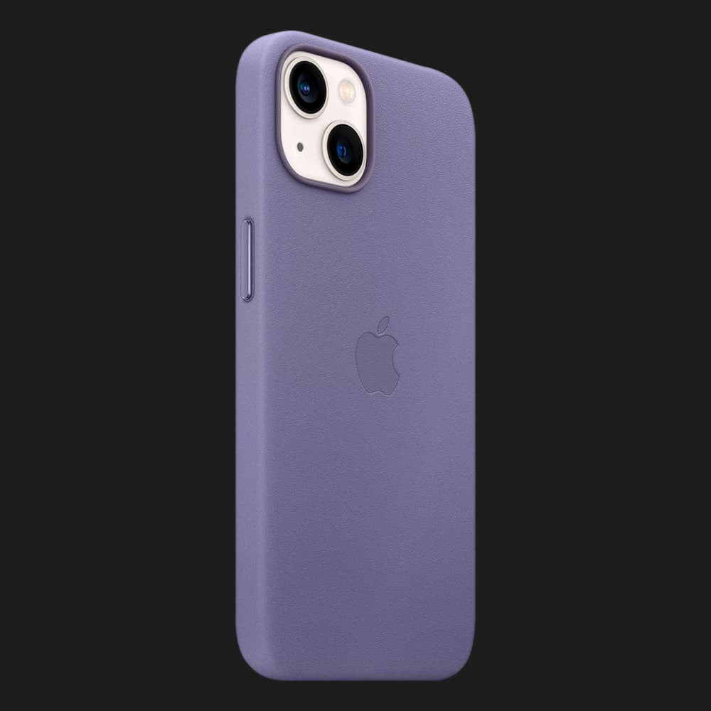 Оригінальний чохол Apple Leather Case with MagSafe для iPhone 13 mini (Wisteria) (MM0H3)