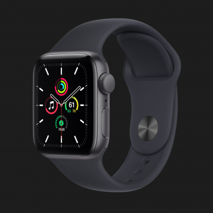 Apple Watch Series SE 44mm Space Gray with Midnight Sport Band (MKQ63) в Киеве