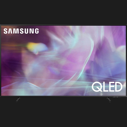 Телевiзор 55" QLED 4K Samsung QE55Q60AAUXUA Smart, Tizen, Black