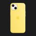 Оригінальний чохол Apple Silicone Case with MagSafe для iPhone 13 (Lemon Zest) (MN623)