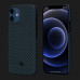 Pitaka MagEZ Case для iPhone 12 (Black/Blue Twill)
