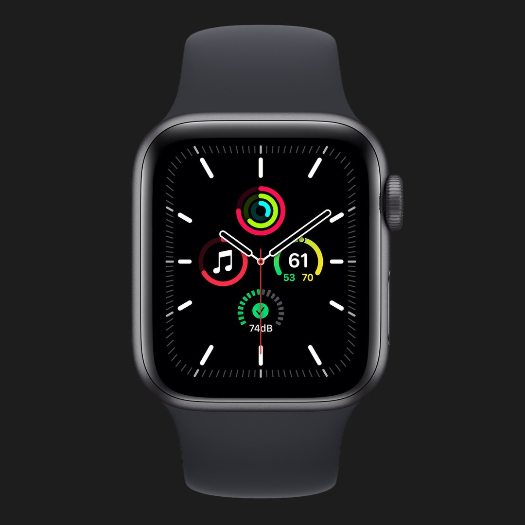 б/у Apple Watch SE, 44мм (Space Gray) (MYDT2) (Середній стан)