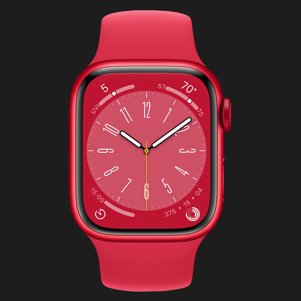 Apple Watch Series 8 45mm PRODUCT(RED) Aluminum Case with Red Sport Band (MNP43)