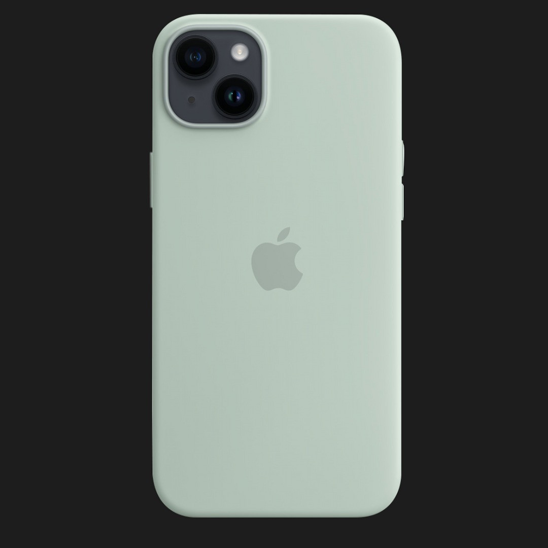 Оригінальний чохол Apple Silicone Case with MagSafe для iPhone 14 (Succulent) (MPT13)