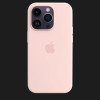 Оригінальний чохол Apple Silicone Case with MagSafe для iPhone 14 Pro Max (Chalk Pink) (MPTT3)