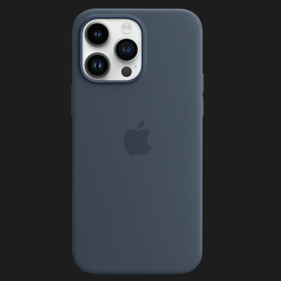 Оригінальний чохол Apple Silicone Case with MagSafe для iPhone 14 Pro (Storm Blue) (MPTF3)