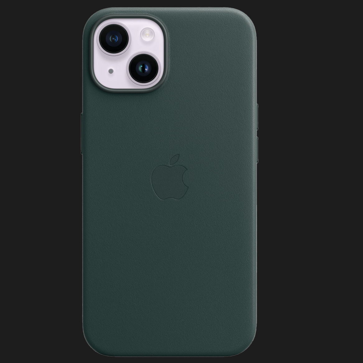 Оригінальний чохол Apple Leather Case with MagSafe для iPhone 14 (Forest Green) (MPP53)