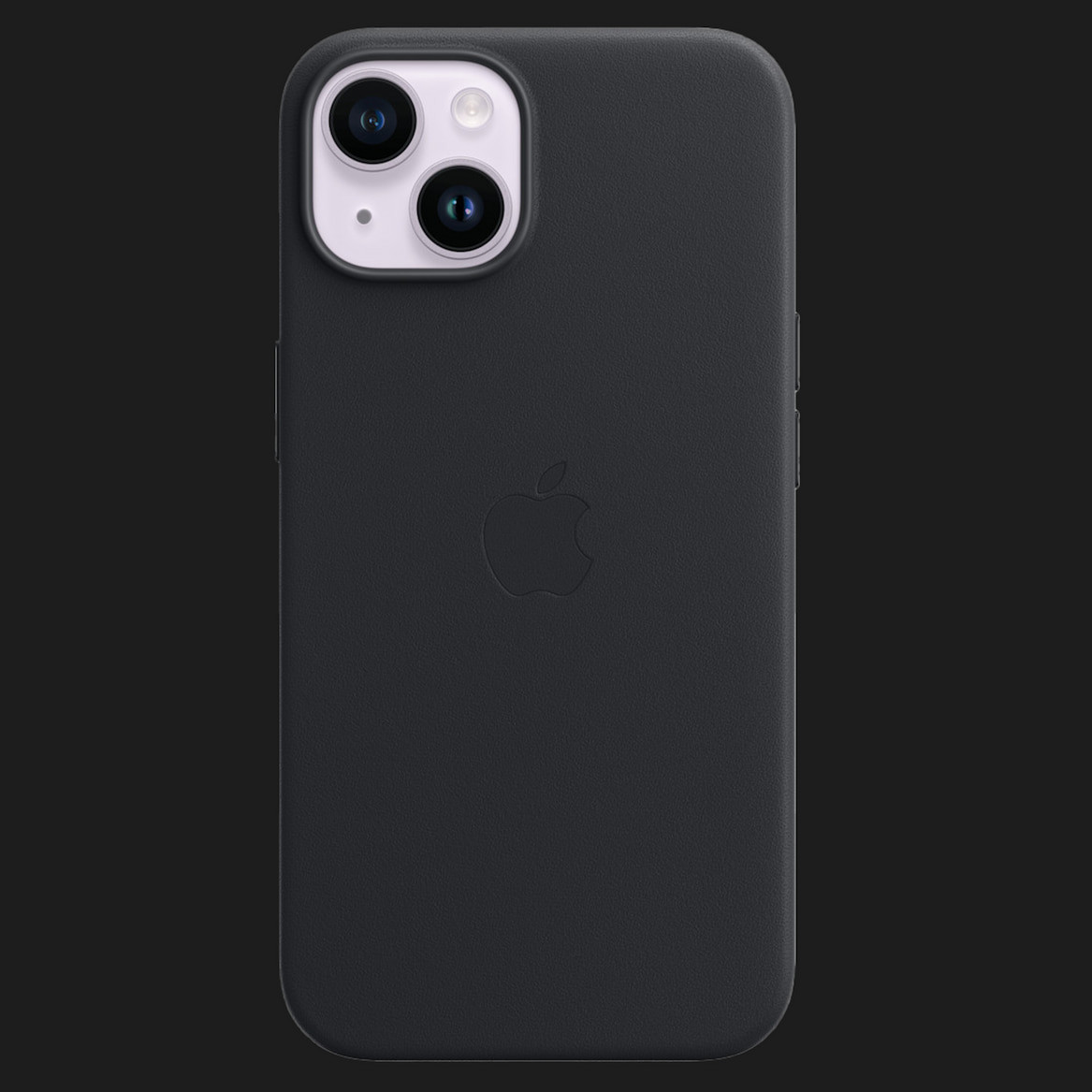 Оригінальний чохол Apple Leather Case with MagSafe для iPhone 14 Plus (Midnight)
