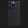 Оригінальний чохол Apple Leather Case with MagSafe для iPhone 14 Pro Max (Midnight) (MPPM3)