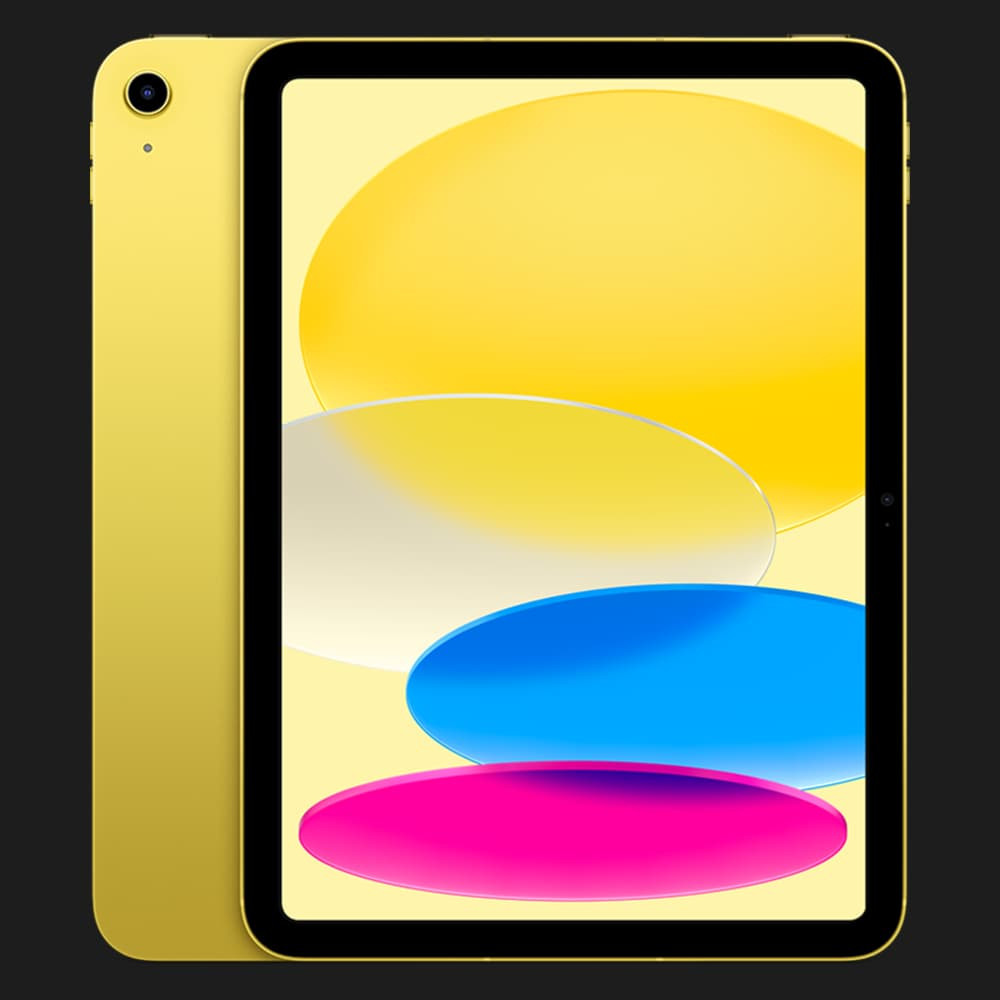 Планшет Apple iPad 10.9 256GB, Wi-Fi (Yellow) 2022 (MPQA3)
